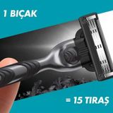 Gillette Mach3 Charcoal Yedekli Erkek Tıraş Makinesi – Paslanmaz Çelik Bıçak, Pürüzsüz Ve Konforlu