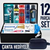Gillette Mach3 Damat Bohçası Nişan Bohçası Erkek Bakım Seti Tıraş Bıçağı Damat Sandığı