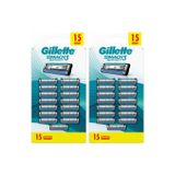 Gillette Mach3 Sport Yedek Tıraş Bıçağı 15 Adet X2
