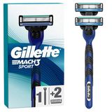 Gillette Mach3 Start Aqua Grip Tıraş Makinesi + 2 Yedek Bıçak Gillette Mach3 Start Aqua Grip Tıraş Makinesi + 2 Yedek Bıçak