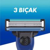 Gillette Mach3 Start Tıraş Makinesi + Yedek Tıraş Bıçağı Ergonomik Tasarım İle Hassas Tıraş
