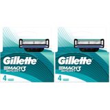 Gillette Mach3 Start Yedek Erkek Tıraş Bıçağı 4'lü (2 paketi)