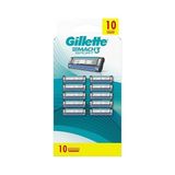Gillette Mach3 Start Yedek Tıraş Bıçağı 10 Adet - 000-Siyah