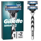 Gillette Mach3 Tıraş Makinesi + 2 Yedek Tıraş Bıçağı Gillette Mach3 Tıraş Makinesi + 2 Yedek Tıraş Bıçağı