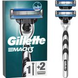 Gillette Mach3 Tıraş Makinesi + 2 Yedek Tıraş