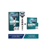 Gillette Mach3 Tıraş Makinesi + Yedek Tıraş Bıçağı Başlığı