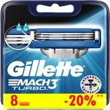 Gillette Mach3 Turbo 8li Yedek Tıraş Bıçağı Premium Kalite ile Uzun Ömürlü Kullanım Sunar - 1