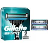 Gillette Mach3 Yedek Erkek Tıraş Bıçağı 2'Li - Diş Beyazlatıcı Köpük Hediye