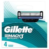 Gillette Mach3 Yedek Erkek Tıraş Bıçağı 4'lü