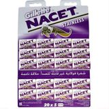 Gillette Nacet Çift Kenarlı Double Edge Jilet 5x20'li Kar Tıraş Bıçağı