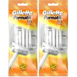 Gillette Permatik Kullan At Tıraş Bıçağı 10 Adet (2 paketi)