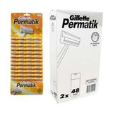 Gillette Permatik Tek 96'Lı Hassas Cilt Dostu Manuel Tıraş Ürünü Unisex Kullanım İçin