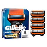 Gillette ProGlide Power tıraş bıçağı, 4 yedek bıçak, ıslak tıraş makineleri için, erkekler için, 5 kat bıçak ağzı ile