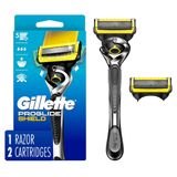 Gillette ProGlide Shield Erkek 1 Jilet Sapı + 2 Bıçak Dolumu