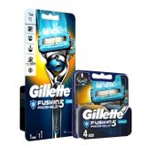 Gillette Proshield 1 Yedekli Makine Ve 4 Yedekli Bıçağı (chill)