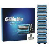 Gillette Proshield Chill Tıraş Bıçakları, Erkek Islak Tıraş Makineleri İçin 5 Katlı Bıçaklı 9 Yedek Bıçak