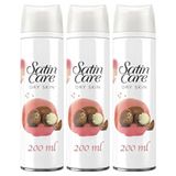 Gillette Satin Care Kuru Ciltler İçin Tıraş Jeli 200ML X3 Adet Hassas Cilt Dostu Ürün