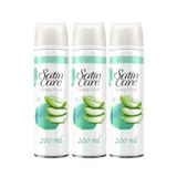 Gillette Satin Care Tıraş Jeli Hassas 200ml X3 Adet