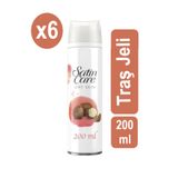 Gillette Satin Care Tıraş Jeli Kuru Ciltler 200ml X6 Adet