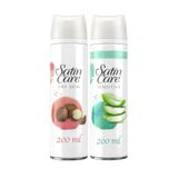 Gillette Satin Care Tıraş Jeli Kuru Ve Hassas Cilt 200ml 2'li Set