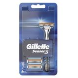 Gillette Sensor 3 6 Adet Tıraş Bıçağı ve Yedek Başlık