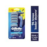 Gillette Sensor 3 Comfort Tıraş Bıçağı + Yedek Başlık 8'li