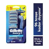 Gıllette Sensor 3 Plus Comfort H+8 Em