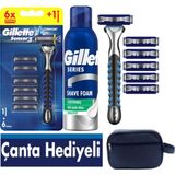 Gillette Sensor3 Erkek Tıraş Seti – 6 Bıçak + 200 ml Tıraş Köpük + Çanta Hediyeli