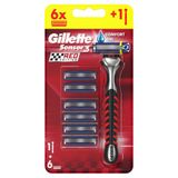 Gillette Sensor3 Kırmızı Tıraş Makinesi + 6 Adet Yedek Tıraş Bıçağı