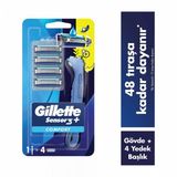 Gıllette Sensor3 Plus Comfort Black H+4*8