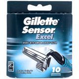 Gillette SensorExcel Erkek Jilet Bıçağı - 10 Yedek
