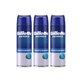 Gillette Series Kakao Yağı İçeren Nemlendirici Tıraş Jeli, 200ml x3