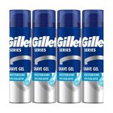 Gillette Series Nemlendirici 4x200 ml Tıraş Jeli