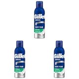 Gillette Series Tıraş Köpüğü Hassas 250 ml 3lü paket