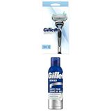 Gillette Skinguard Sensitive Tıraş Makinesi 3 Yedekli + Series Nemlendirici Tıraşköpüğü250ml
