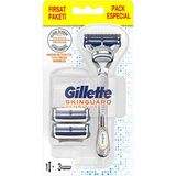 Gillette Skinguard Tıraş Makinesi Plus 3'lü Yedek Tıraş Bıçağı