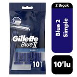 Gillette Tıraş Bıçağı Blue2 Simple 10lu
