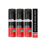 Gillette Tıraş Jeli Orijinal Koku 200ml x 3