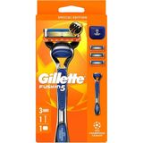 Gillette UEFA Champions League Special Edition Fusion5 Erkekler İçin Tıraş Makinesi (3 Başlıklı)