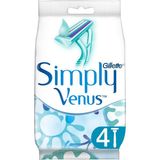 Gillette Venus 4 Adet Kullan At Kadın Tıraş Bıçağı MoistureRich Nemlendirici Şeritli Özellik