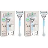 Gillette Venus Bikini Bölgesi Tıraş Makinesi ve 1 Adet Başlık 2li paket