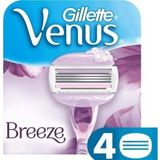 Gillette Venus Breeze 4'lü Yedek Kadın Tıraş Bıçakları Esnek Kayganlaştırıcı Özellik
