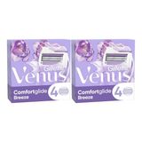 Gillette Venus Breeze Yedek Kadın Tıraş Bıçağı 8'li (4x2)