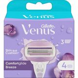 Gillette Venus Comfort Glide Breeze Replacement Heads 4 Pieces