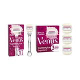 Gillette Venus Comfort Glide Sugarberry Tıraş Makinesi + 4 Adet Başlık