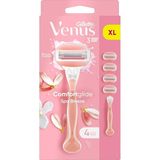 Gillette Venus Comfortglide Spa Breeze Kadın Tıraş Makinesi ve 4 Adet Yedek Tıraş Bıçağı - Standart