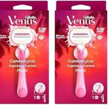 Gillette Venus ComfortGlide Sugarberry Kokulu Miami Kadın 5 Bıçaklı Tıraş Makinesi 2li paket