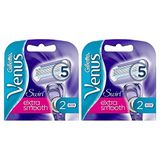 Gillette Venus Deluxe Smooth Swirl Yedek Başlık 2'li x 2 Adet