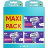 Gillette Venus Deluxe Smooth Swirl Yedek Bıçaklar (3 X 3), Kadınlar İçin, 5 Bıçak