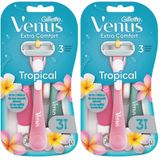 Gillette Venus Extra Comfort Tropical Kullan At Tıraş Bıçağı, 3‘li Paket (2 paketi)